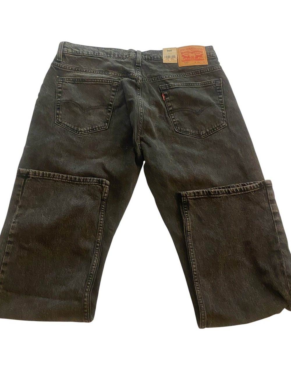 Levi's Men’s  569 Black Loose Straight Jeans New Size 34x31